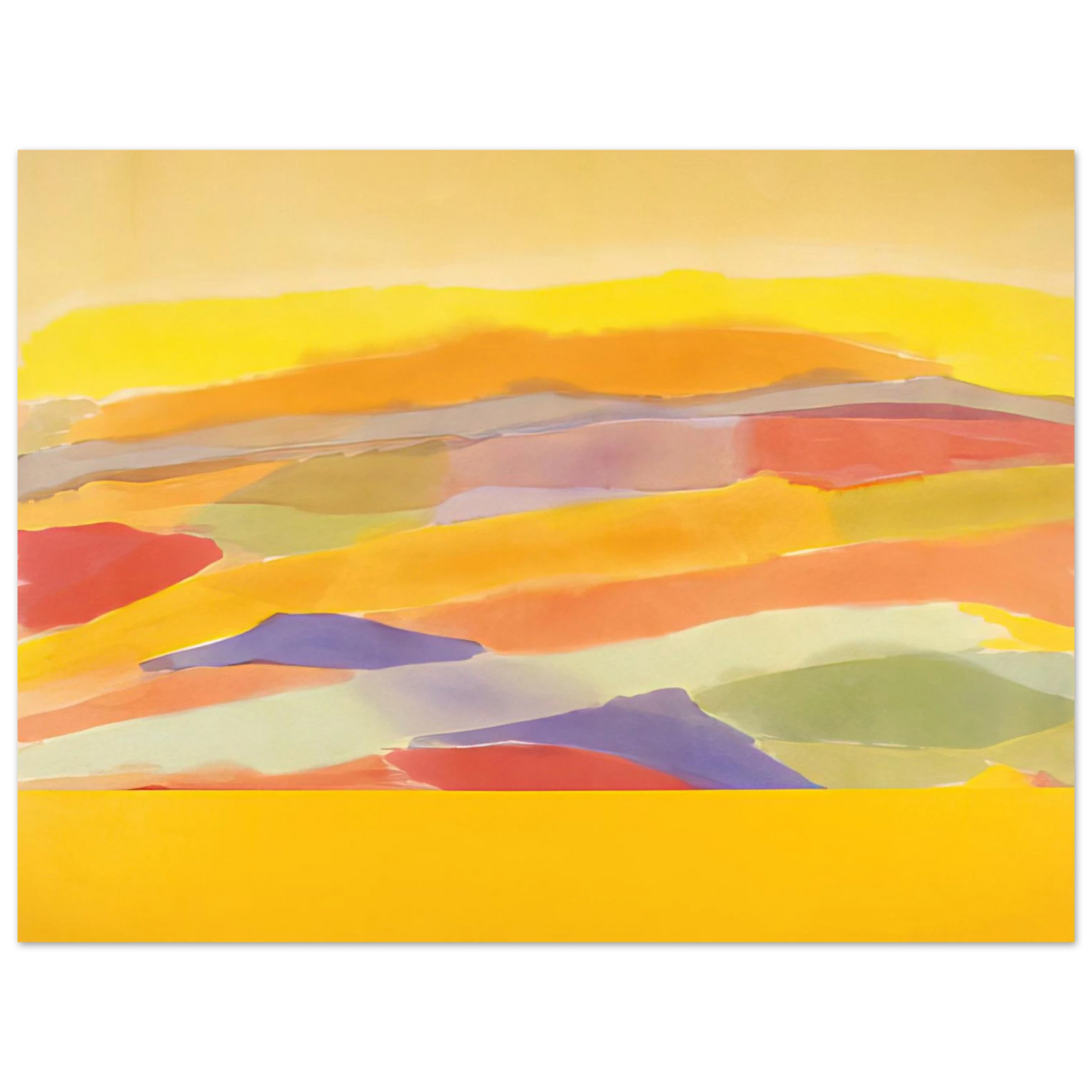 Ronnie Landfield - Revelation - 1979 75x100 cm / 30x40inches Fine Art Poster