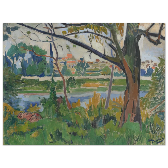 Andre Derain - THE SEINE AT CHATOU 1906 75x100 cm / 30x40inches Fine Art Poster