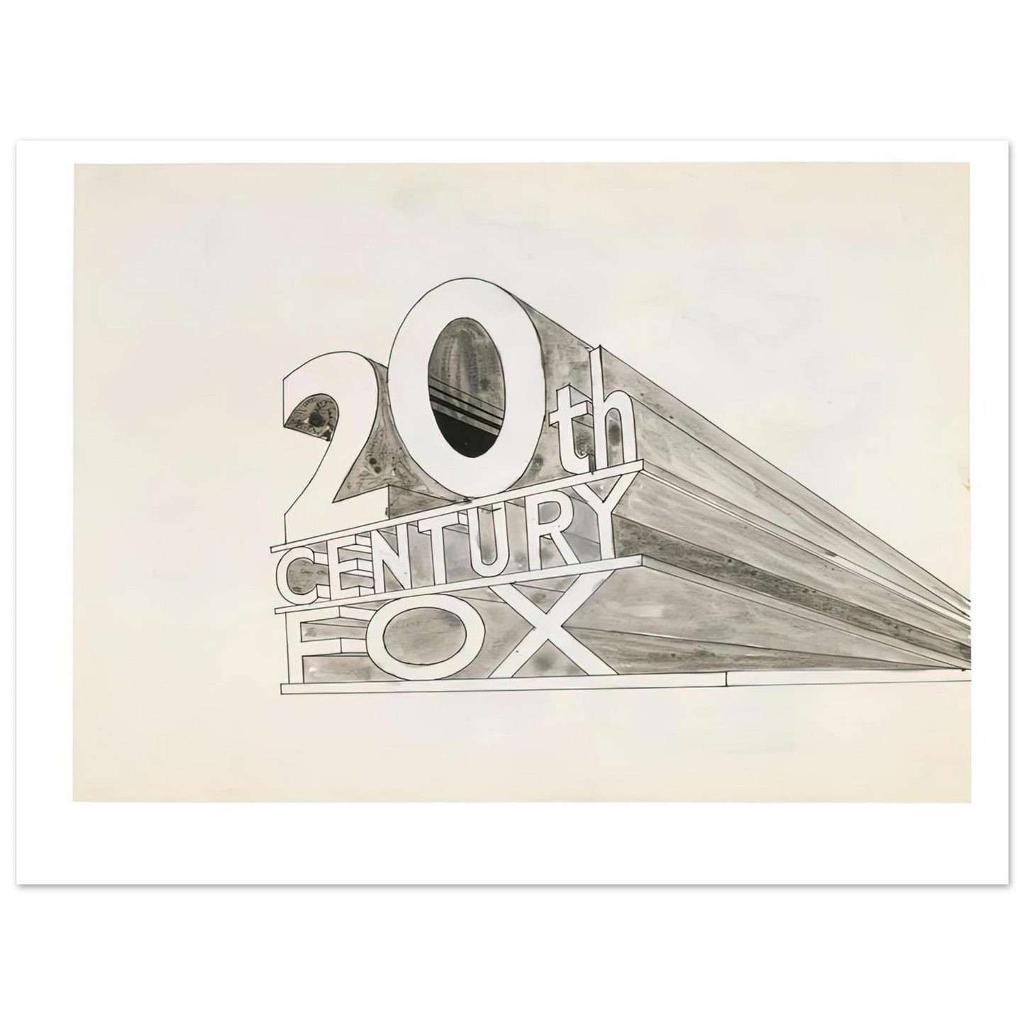 Edward Ruscha - TRADEMARK STUDY 5 1962 75x100 cm / 30x40inches Fine Art Poster