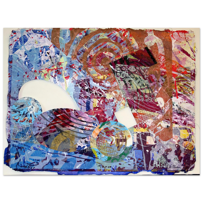 Sam Gilliam - Manet II 75x100 cm / 30x40inches Fine Art Poster