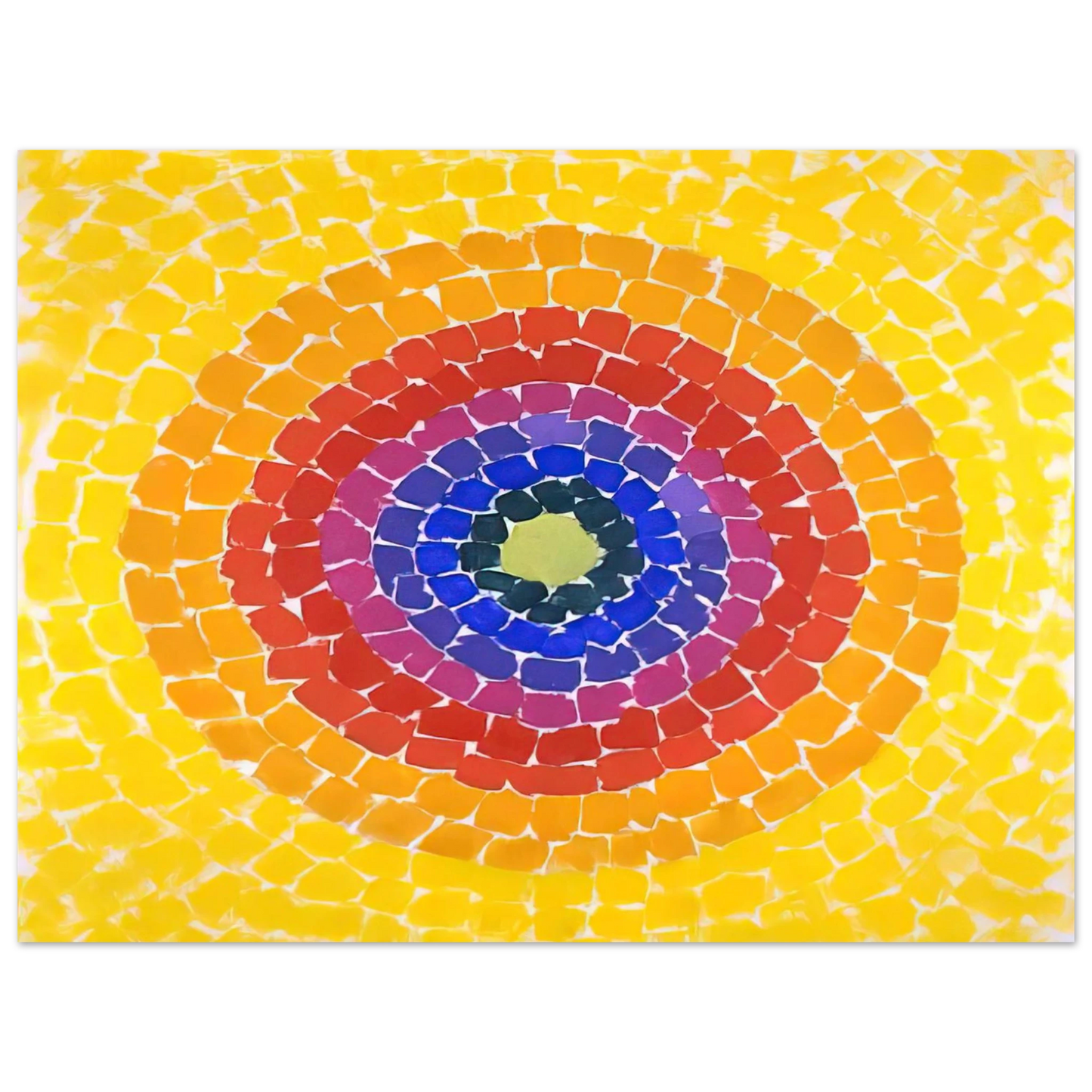 Alma Woodsey Thomas - RESSURECTION 1966 75x100 cm / 30x40inches Fine Art Poster