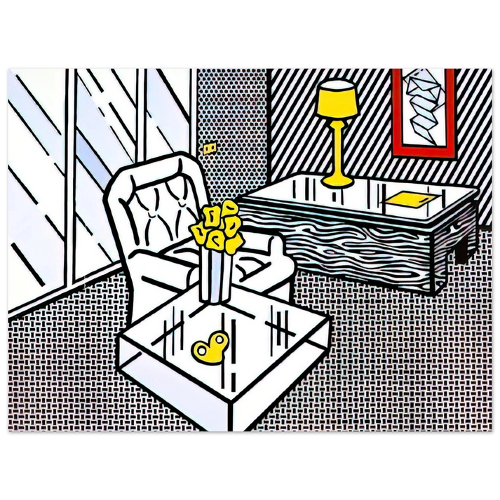 Roy Lichtenstein - THE DEN 1990 75x100 cm / 30x40inches Fine Art Poster