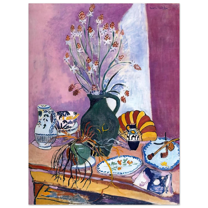 Henri Matisse - STILL LIFE WITH FLOWERS 75x100 cm / 30x40inches Fine Art Poster