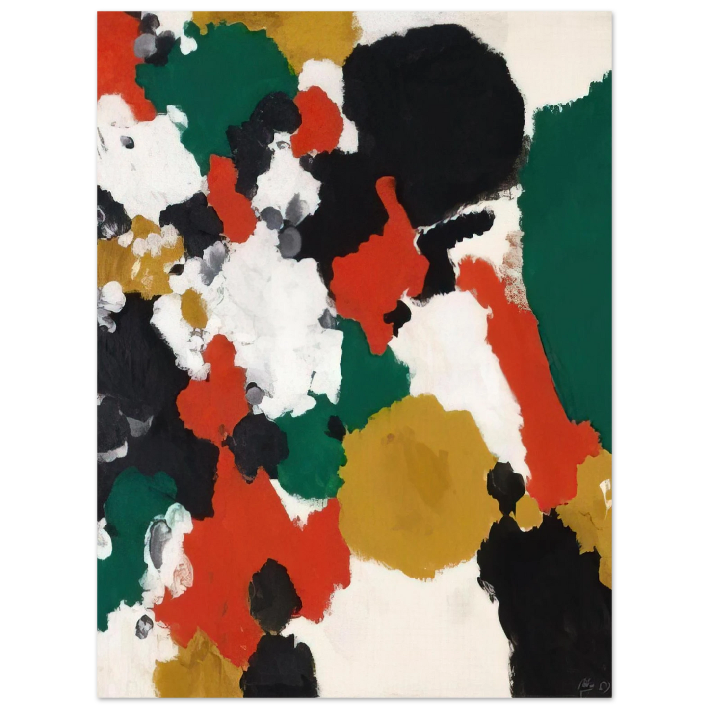 Ernst Wilhelm Nay - Jota - 1959 75x100 cm / 30x40inches Fine Art Poster
