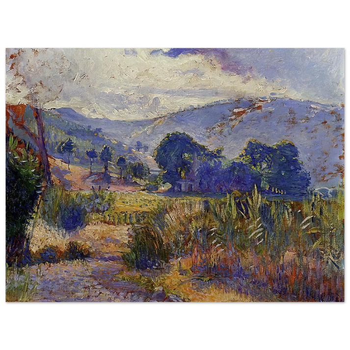 Henri-Edmond Cross - Cabasson Landscape study 75x100 cm / 30x40inches Fine Art Poster