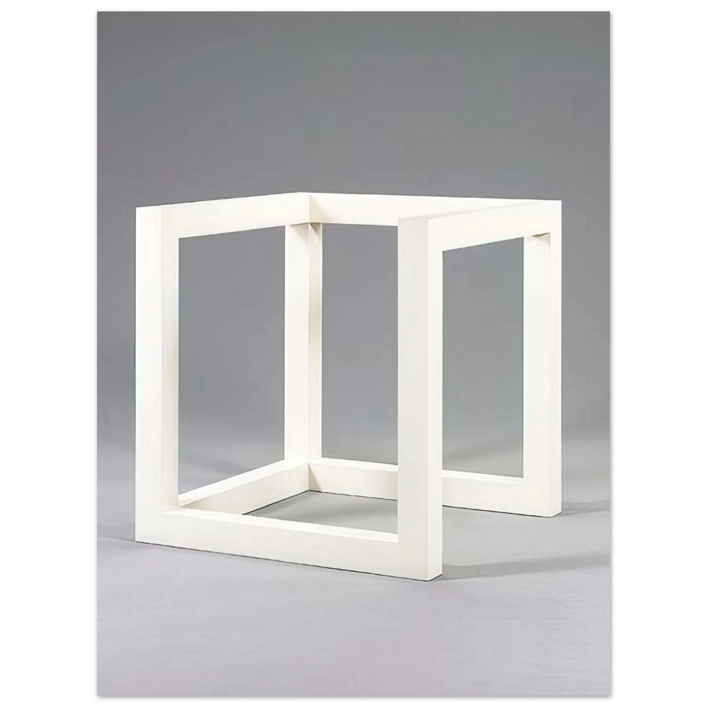 Sol LeWitt - Incomplete Cube 10-4 75x100 cm / 30x40inches Fine Art Poster