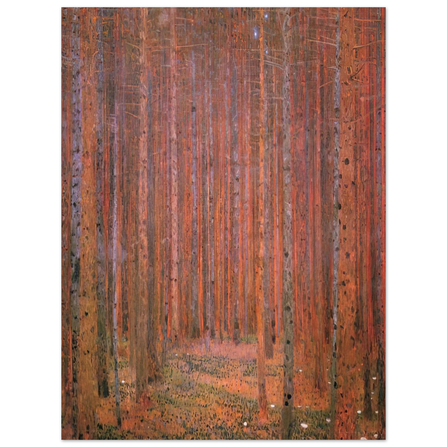 Gustav Klimt - FIR FOREST I 75x100 cm / 30x40inches Fine Art Poster