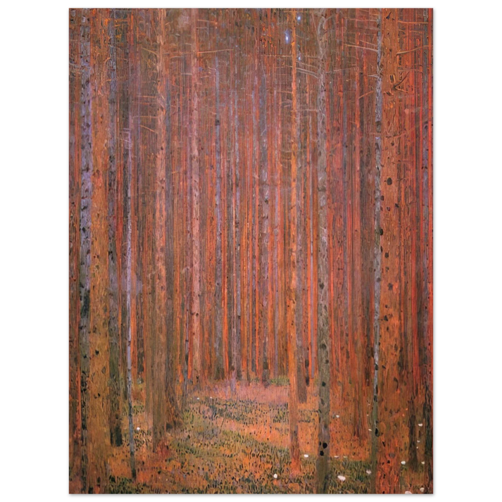 Gustav Klimt - FIR FOREST I 75x100 cm / 30x40inches Fine Art Poster