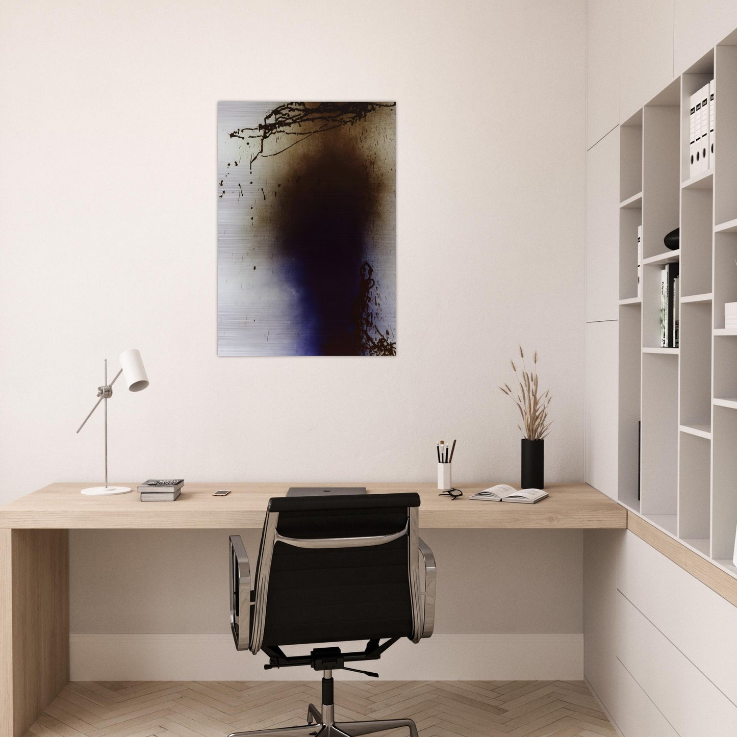 Untitled T1989-U11 - 1989 - Hans Hartung Brushed Aluminum Print - 70x100 cm / 28x40 inches | Hans Hartung Aluminum Print | Hans Hartung Prints