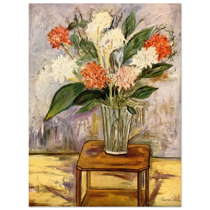 Maurice Utrillo - FLOWERS 75x100 cm / 30x40inches Fine Art Poster