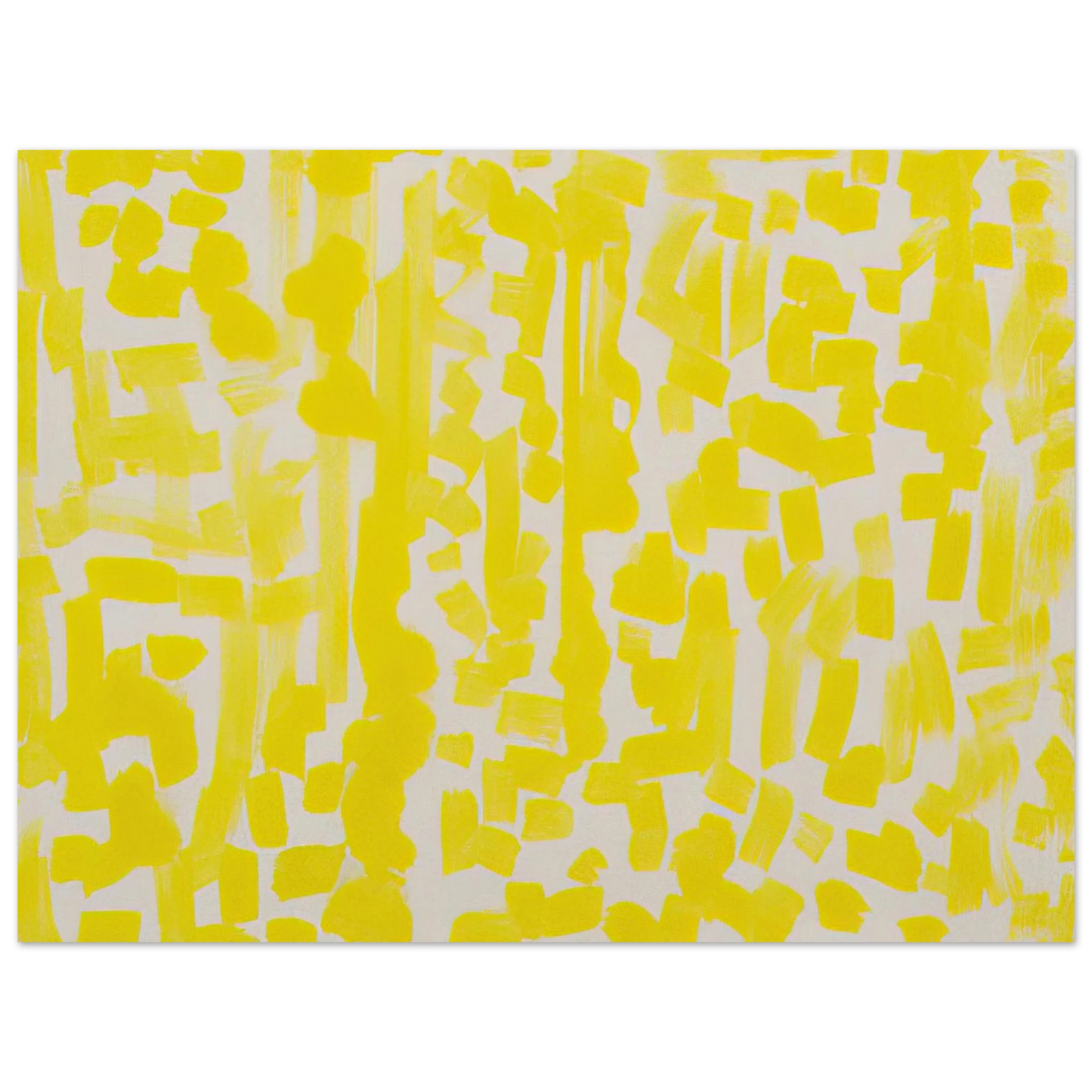 Ad Reinhardt - Yellow Painting - 1949 75x100 cm / 30x40inches Fine Art Poster