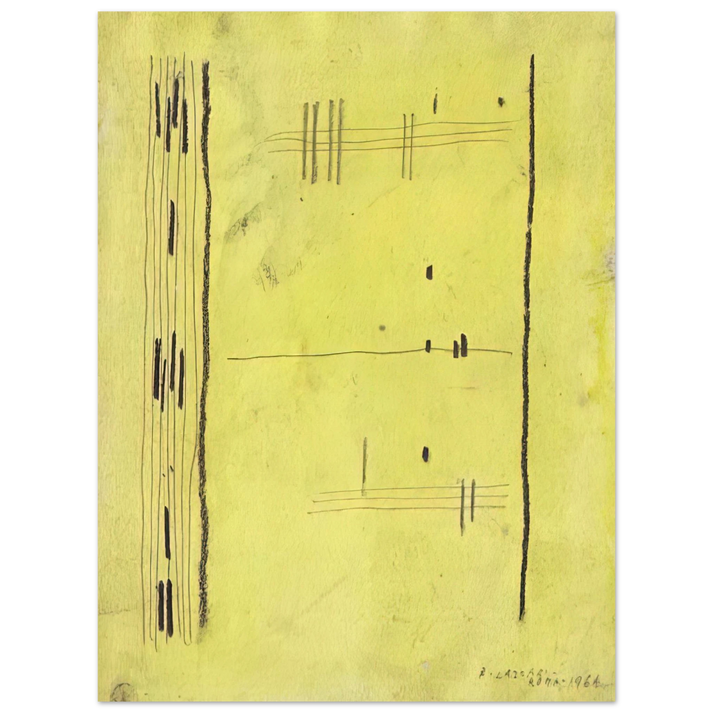 Bice Lazzari - Senza titolo - 1964 75x100 cm / 30x40inches Fine Art Poster