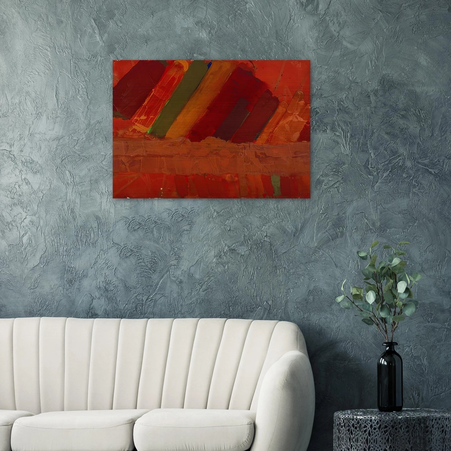Seneca - 1979 - Albert Irvin Brushed Aluminum Print - 70x100 cm / 28x40 inches | Albert Irvin Aluminum Print | Albert Irvin Prints