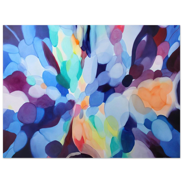 Alice Baber - Through Sleep to Orange 75x100 cm / 30x40inches Fine Art Poster