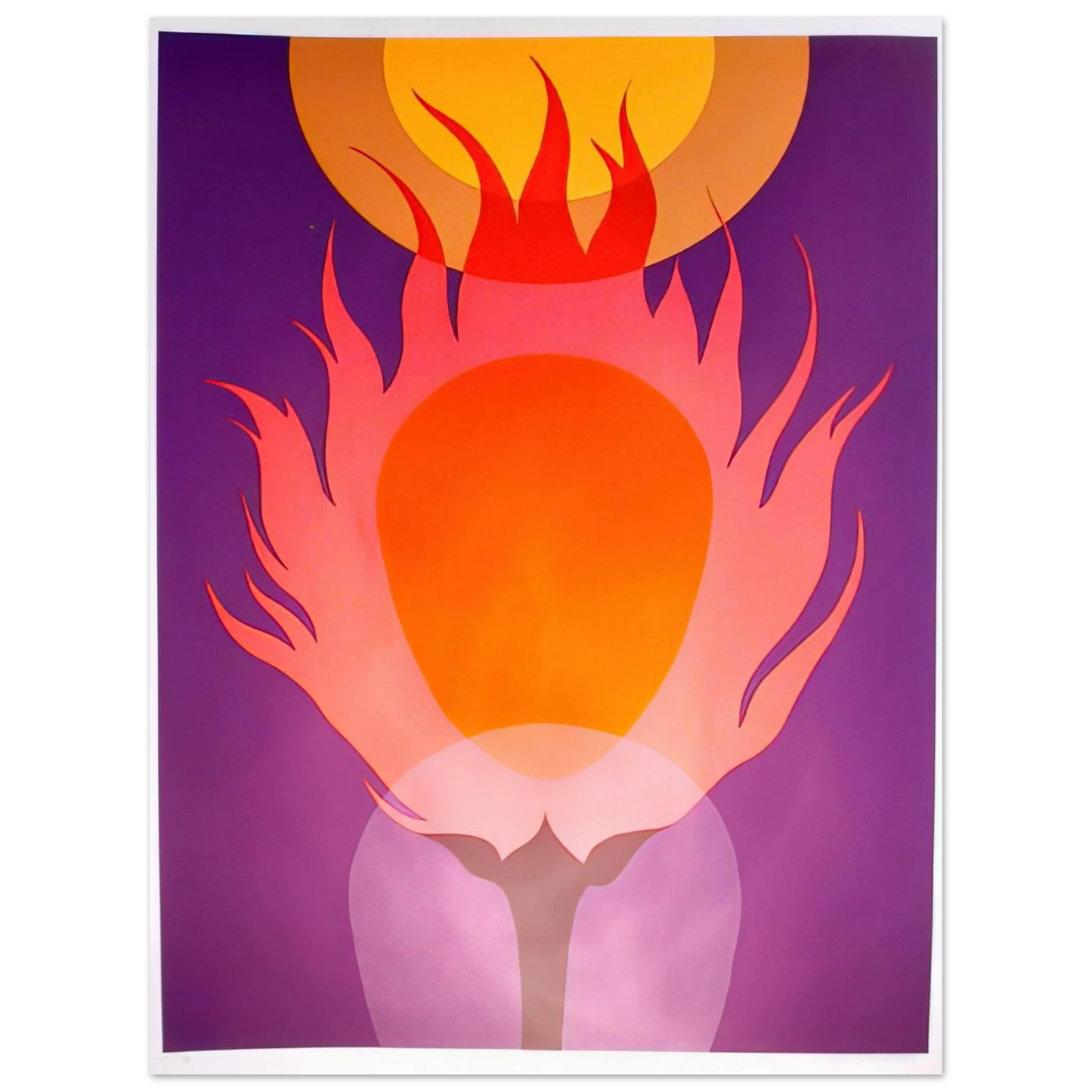 Clarence Holbrook Carter - Burning Bush - 1978 75x100 cm / 30x40inches Fine Art Poster