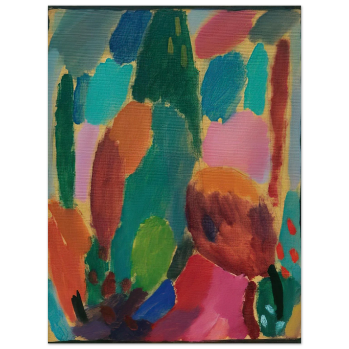 Alexej von Jawlensky - VARIATION Z RTLICHKEITEN 1917 75x100 cm / 30x40inches Fine Art Poster