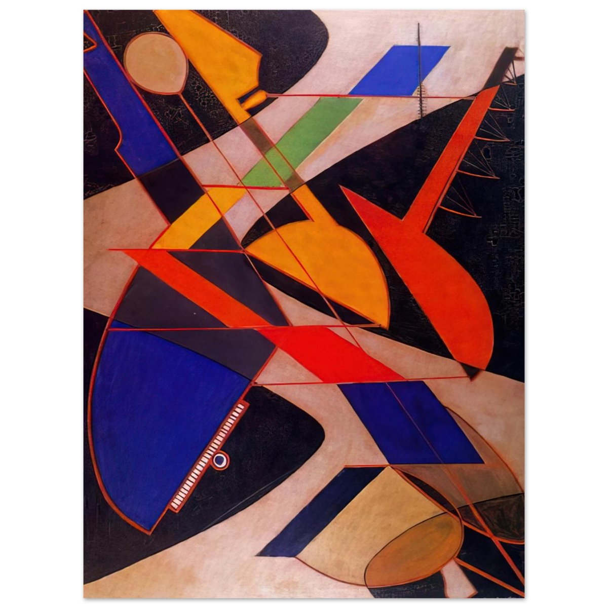 Man Ray - ORQUESTA SINFONICA 1916 75x100 cm / 30x40inches Fine Art Poster
