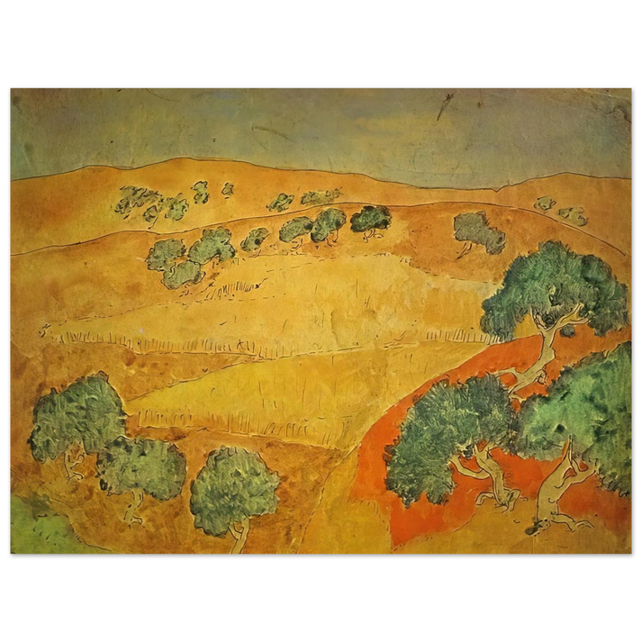 Pablo Picasso - Summer landscape 75x100 cm / 30x40inches Fine Art Poster
