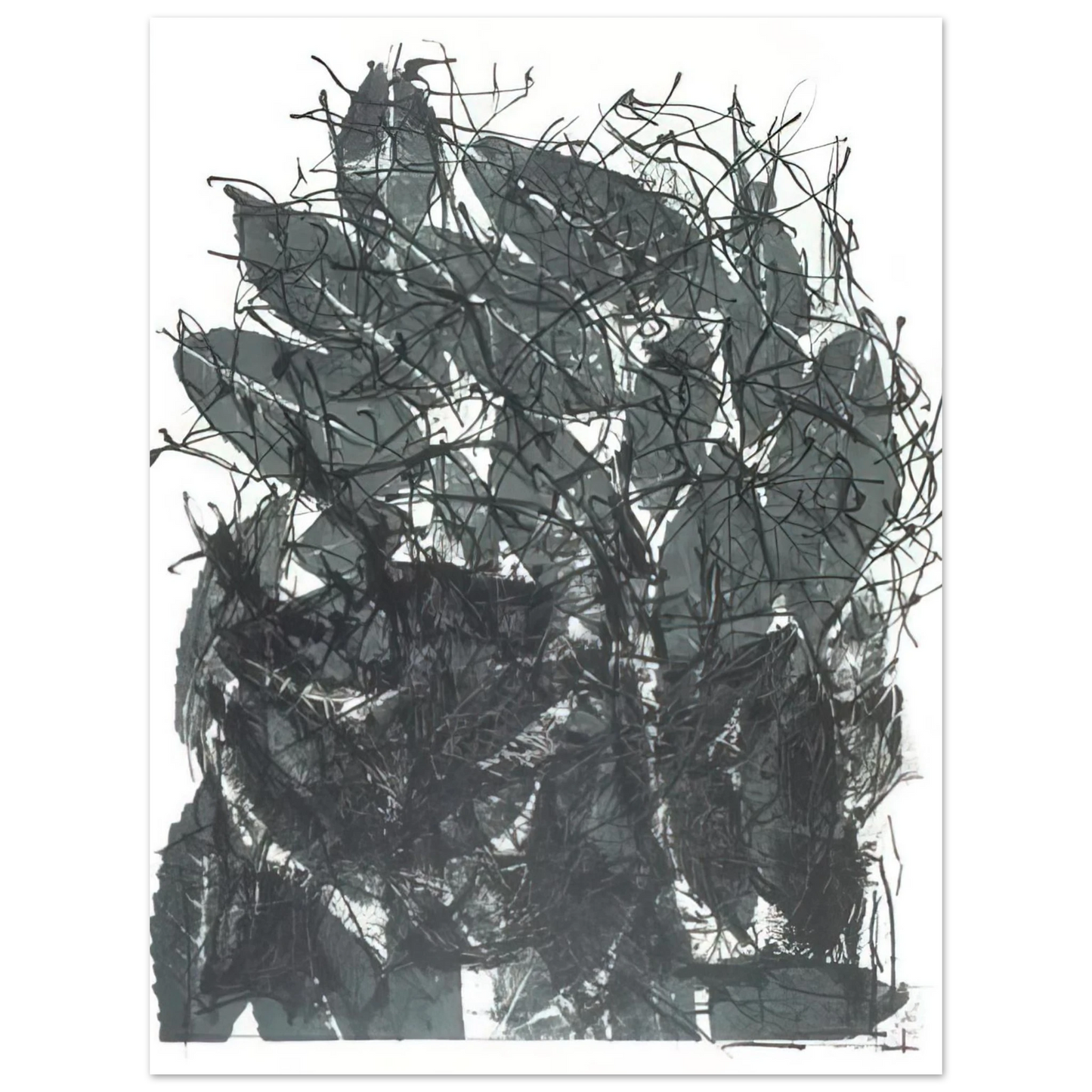 Jean-Paul Riopelle - Leaves I 75x100 cm / 30x40inches Fine Art Poster