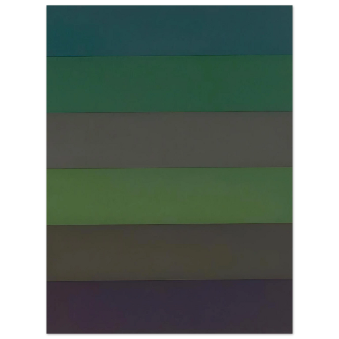Sol LeWitt - Horizontal Bands with Colors Superimposed 75x100 cm / 30x40inches Fine Art Poster