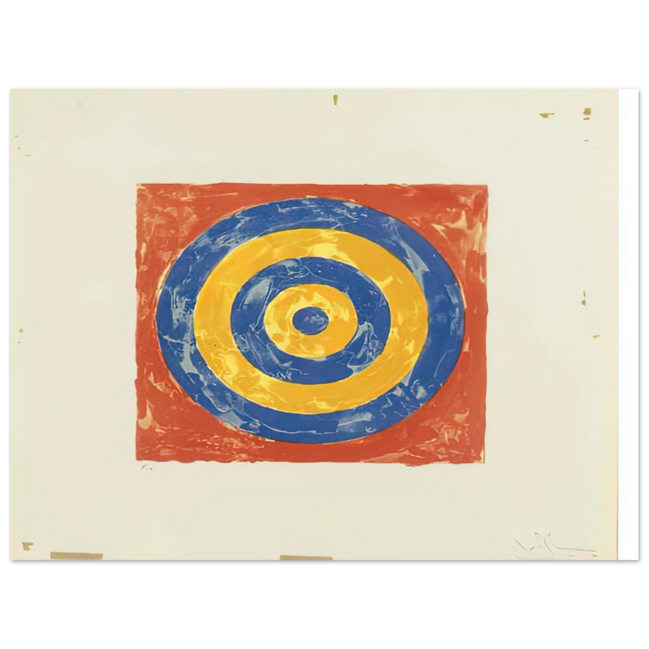 Jasper Johns - TARGET UNIVERSAL LIMITED ART EDITIONS 35 75x100 cm / 30x40inches Fine Art Poster