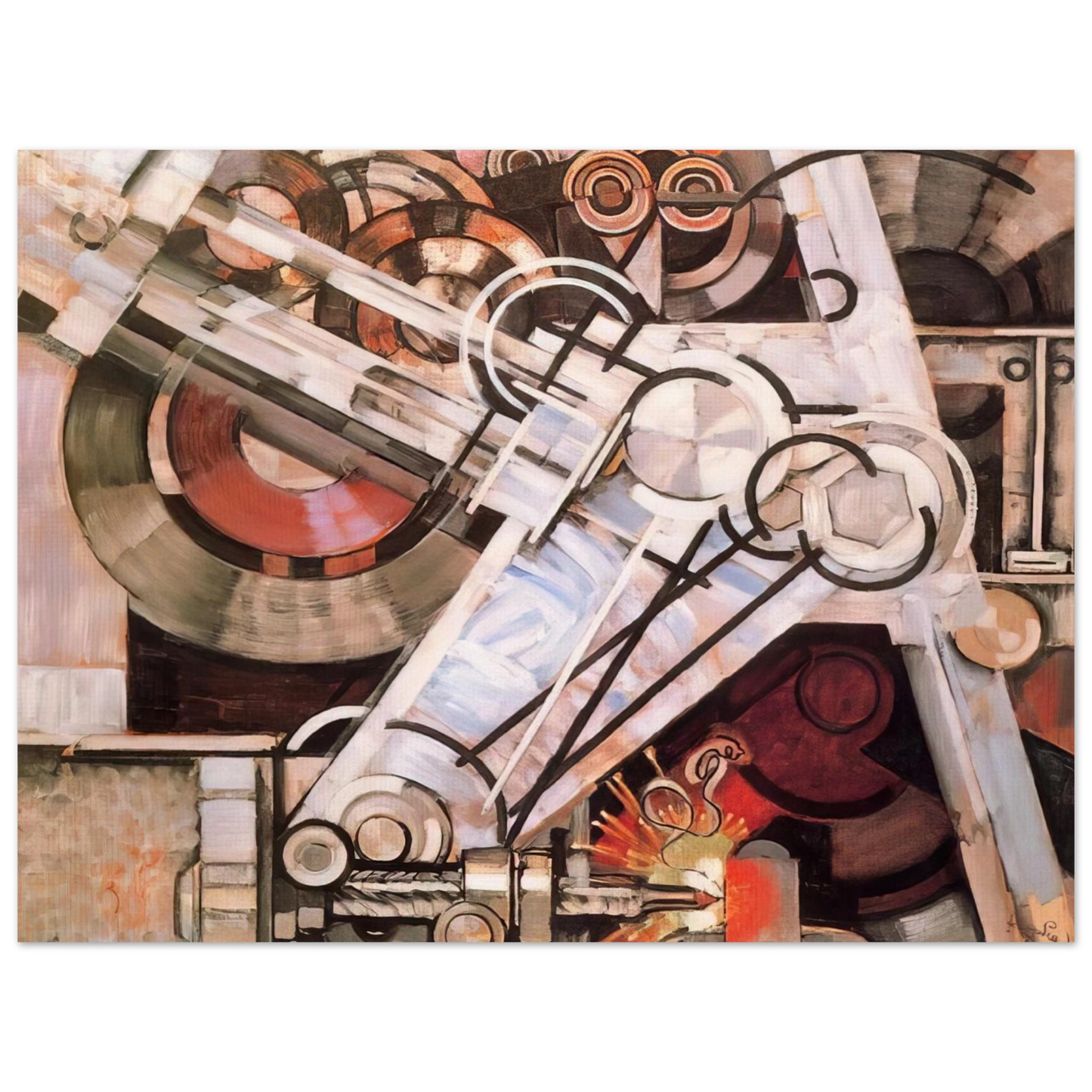 Frantisek Kupka - Drill 75x100 cm / 30x40inches Fine Art Poster