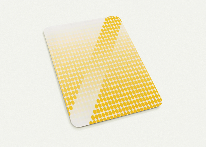 Bianco Giallo - 1971 By Dadamaino Pack of 10 Post Cards | Dadamaino Post Cards | A6 (10.5 x 14.8 cm) - 4.1 x 5.8 inches