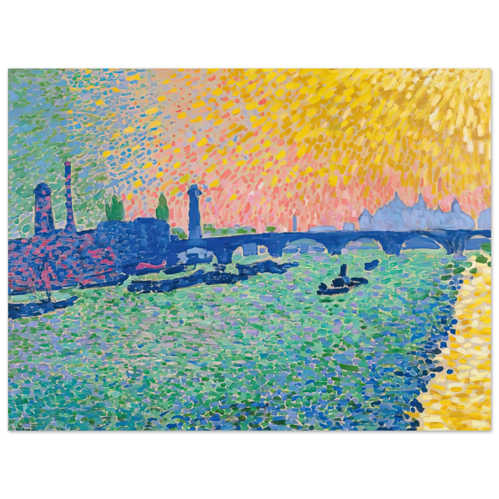 Andre Derain - WATERLOO BRIDGE 1906 75x100 cm / 30x40inches Fine Art Poster