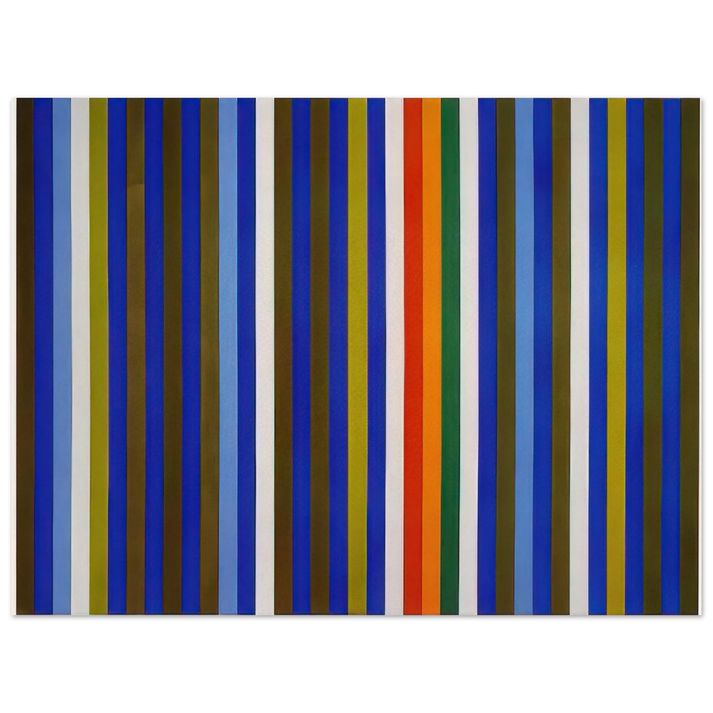 Gene Davis - Citadel - 1962 75x100 cm / 30x40inches Fine Art Poster