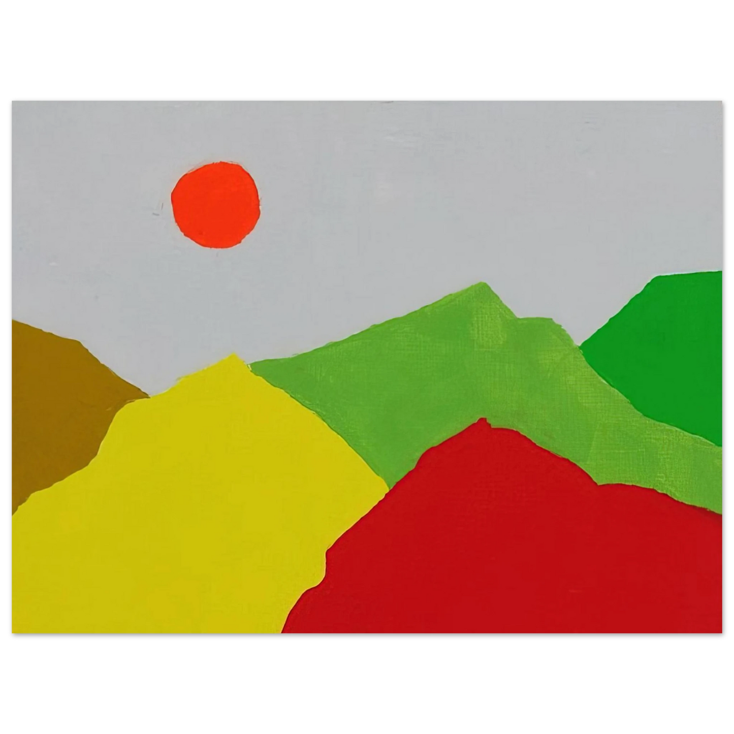 Etel Adnan - Untitled - 2013 75x100 cm / 30x40inches Fine Art Poster