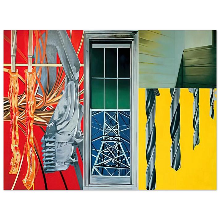 James Rosenquist - Industrial Cottage 75x100 cm / 30x40inches Fine Art Poster