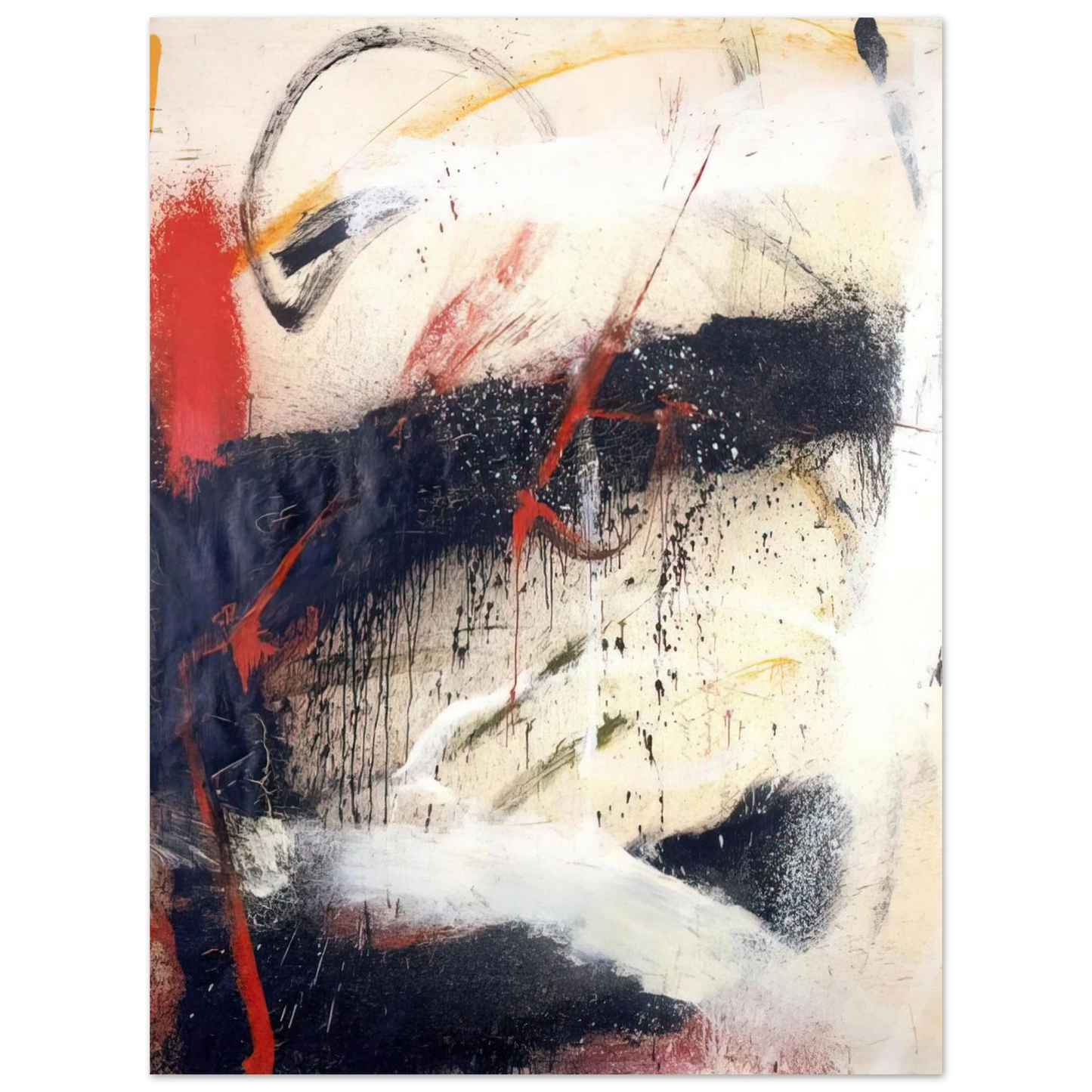 Norman Bluhm - Mathematics - 1962 75x100 cm / 30x40inches Fine Art Poster