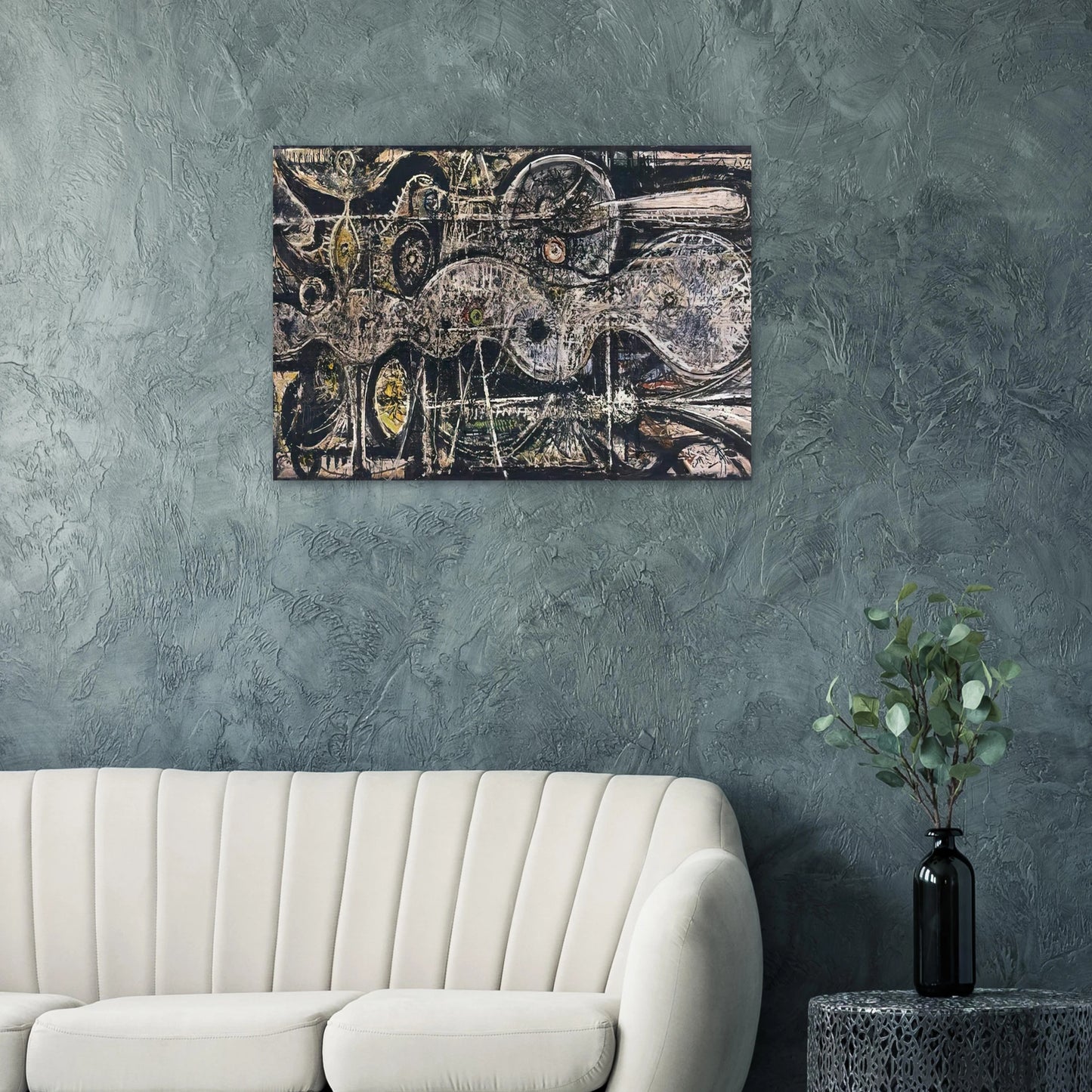 Undulation - 1942 - Richard Pousette-Dart Brushed Aluminum Print - 70x100 cm / 28x40 inches | Richard Pousette-Dart Aluminum Print | Richard Pousette-Dart Prints