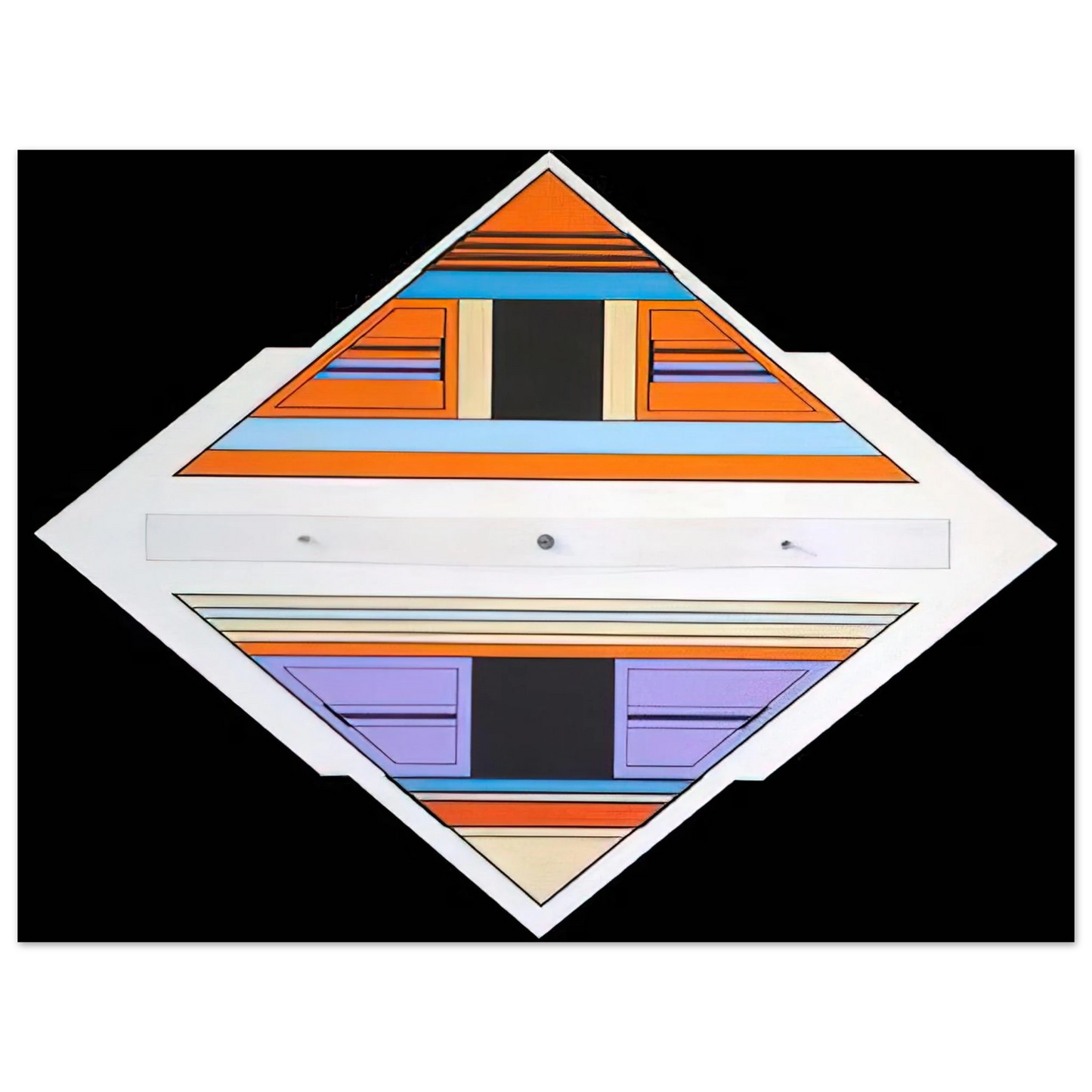 Carmelo Arden Quin - Elan - 1989 75x100 cm / 30x40inches Fine Art Poster