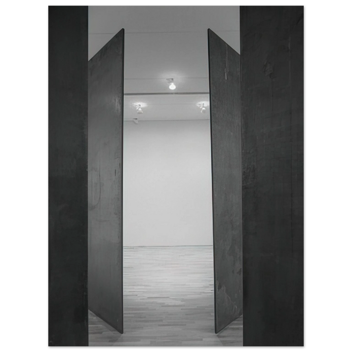 Richard Serra - CIRCUIT II 1972 75x100 cm / 30x40inches Fine Art Poster