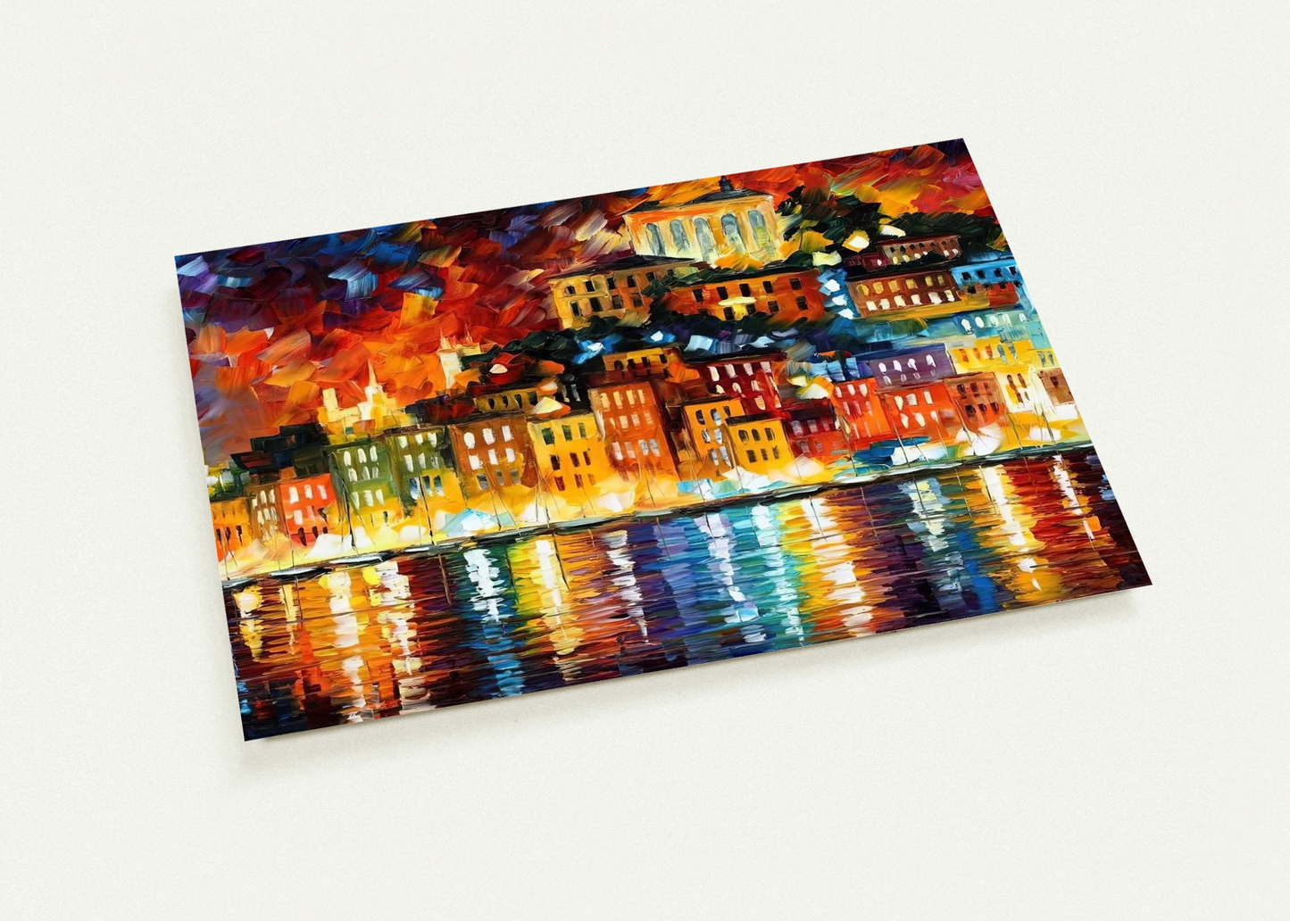 Leonid Afremov By Leonid Afremov Pack of 10 Post Cards | Leonid Afremov Post Cards | A6 (10.5 x 14.8 cm) - 4.1 x 5.8 inches