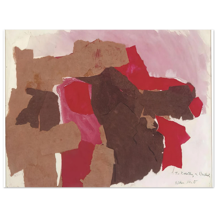 Esteban Vicente - COMSTOCK 1962 75x100 cm / 30x40inches Fine Art Poster