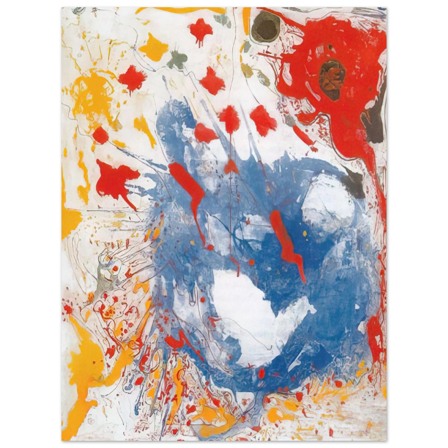 Hans Hofmann - Cataclysm 75x100 cm / 30x40inches Fine Art Poster