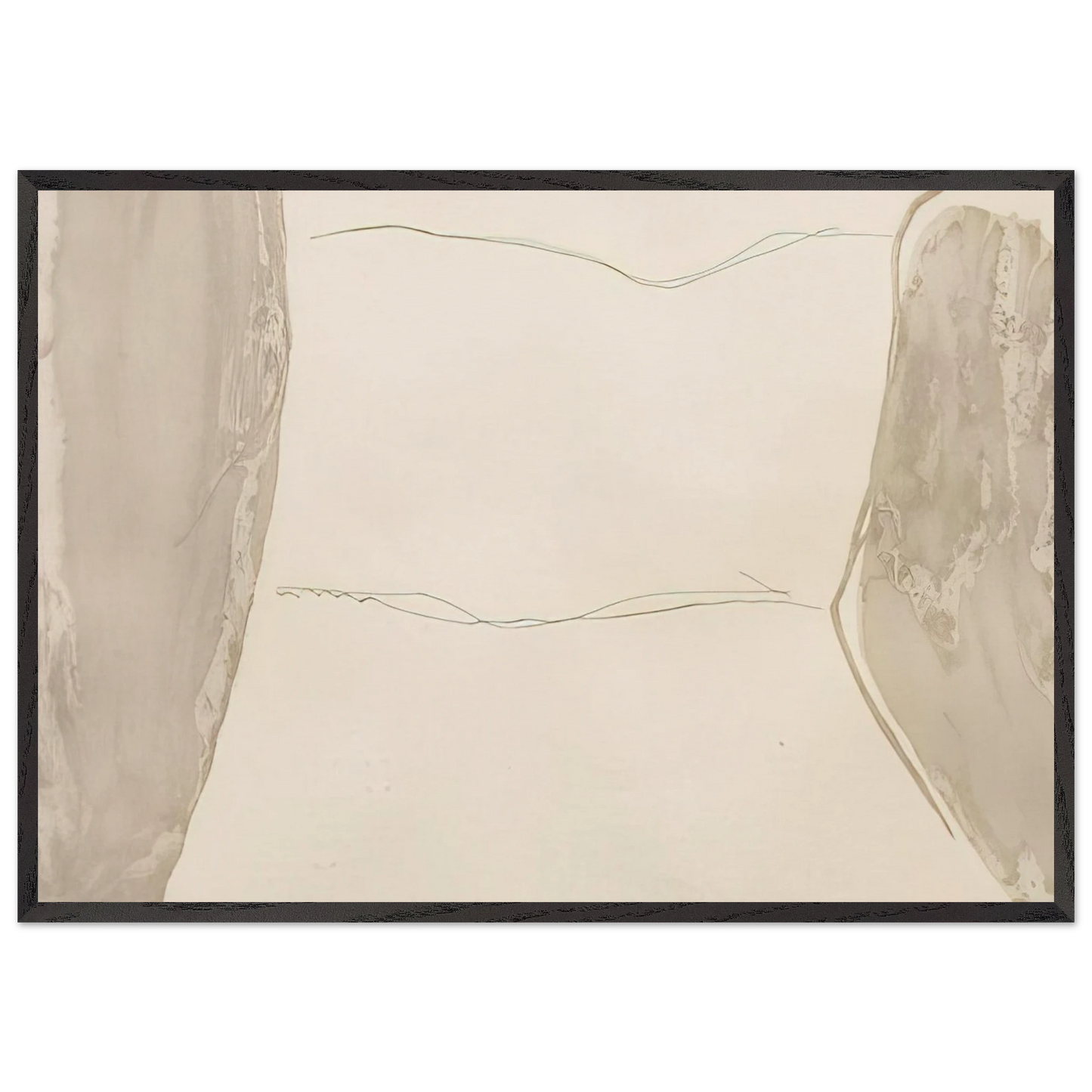 Ponti - 1973 - Helen Frankenthaler 70x100 cm / 28x40 inches Framed Art Print – Black Wooden Frame