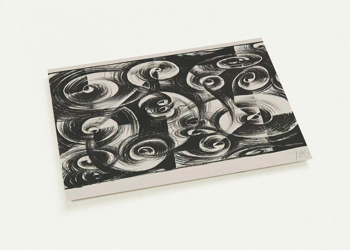 Linienrhythmus - 1919 By Johannes Itten Pack of 10 Post Cards | Johannes Itten Post Cards | A6 (10.5 x 14.8 cm) - 4.1 x 5.8 inches