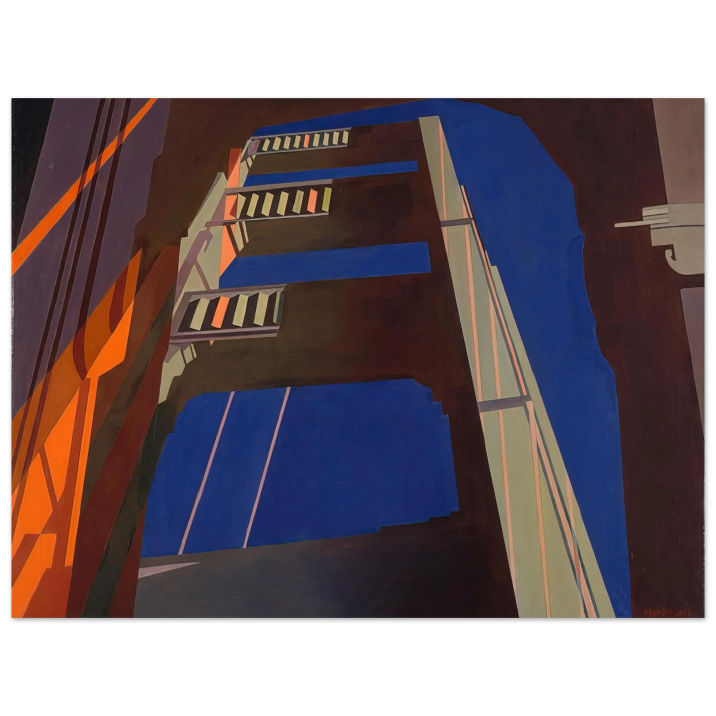 Charles Sheeler - Golden Gate - 1955 75x100 cm / 30x40inches Fine Art Poster