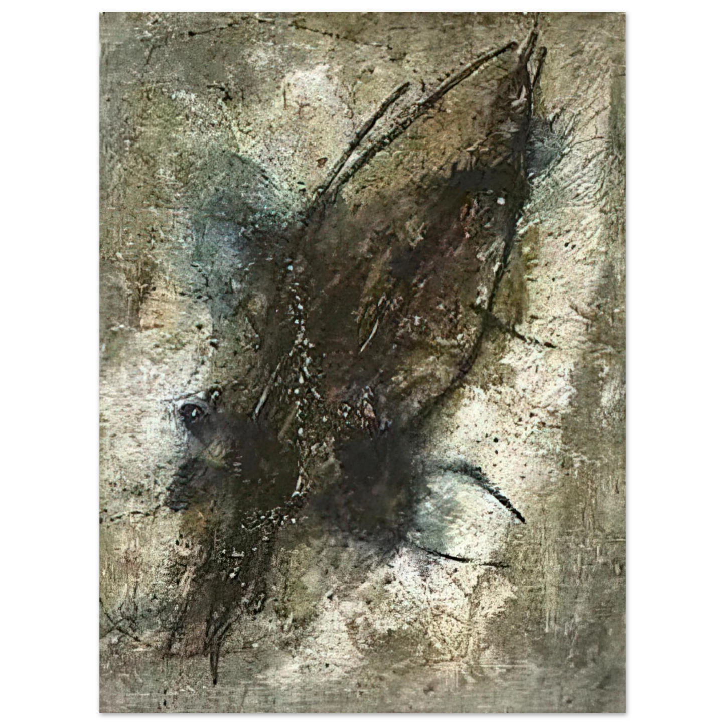 Wols - Aile de Papillon - Tachisme 75x100 cm / 30x40inches Fine Art Poster