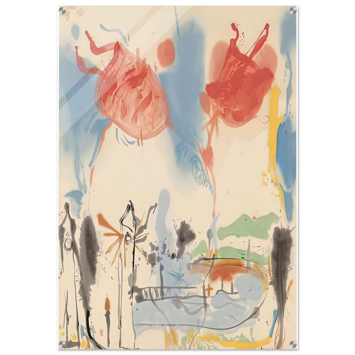 Round Trip, 1957- - Helen Frankenthaler Acrylic Print - 70x100 cm / 28x40″ inches