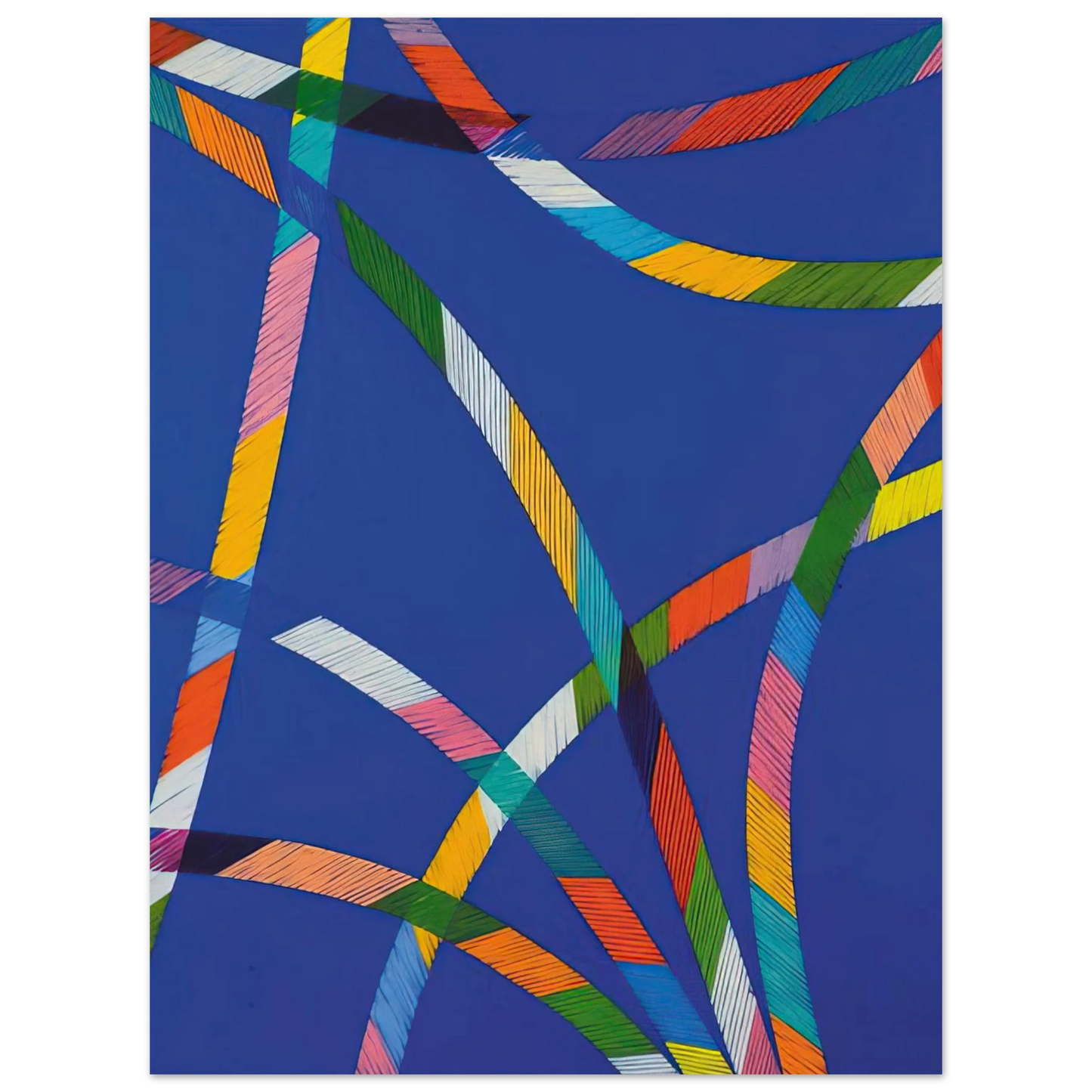 Piero Dorazio - Sistina I - 1987 75x100 cm / 30x40inches Fine Art Poster