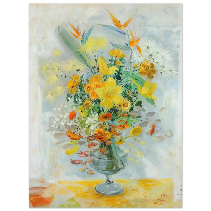 Le Pho - Yellow Lily - Post-Impressionism 75x100 cm / 30x40inches Fine Art Poster