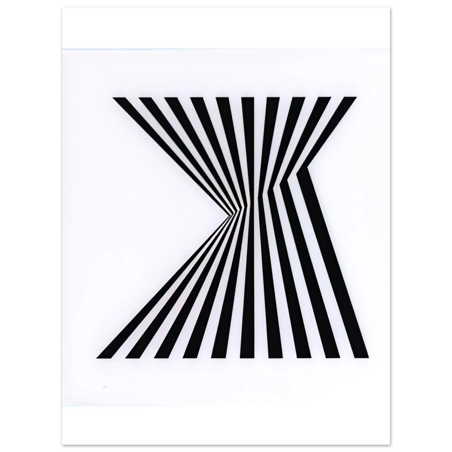 Bridget Riley - UNTITLED FRAGMENT 1 1965 75x100 cm / 30x40inches Fine Art Poster