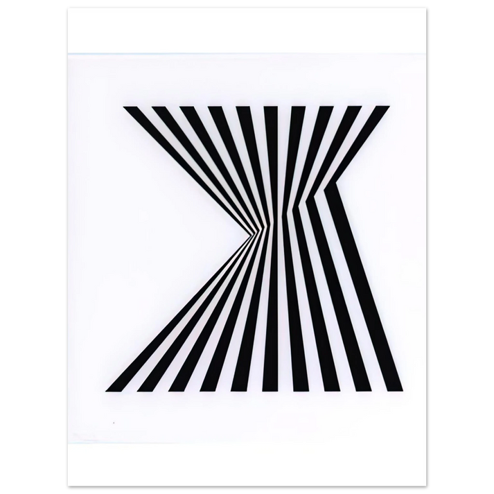 Bridget Riley - UNTITLED FRAGMENT 1 1965 75x100 cm / 30x40inches Fine Art Poster