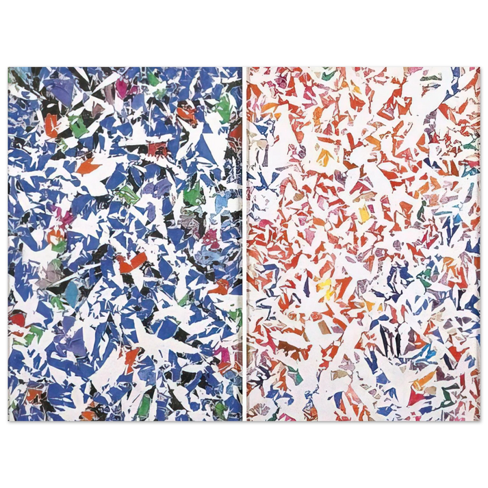 Simon Hantai - Blanc - Tachisme 75x100 cm / 30x40inches Fine Art Poster