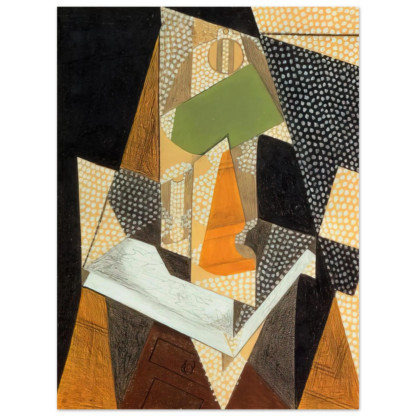 Juan Gris - LAMP 1916 75x100 cm / 30x40inches Fine Art Poster