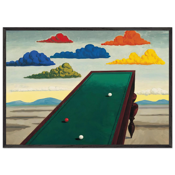 LA FORTUNE - Man Ray 70x100 cm / 28x40 inches Framed Art Print – Black Wooden Frame